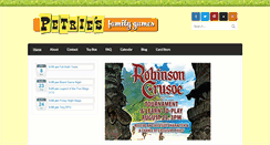 Desktop Screenshot of petriesgames.com